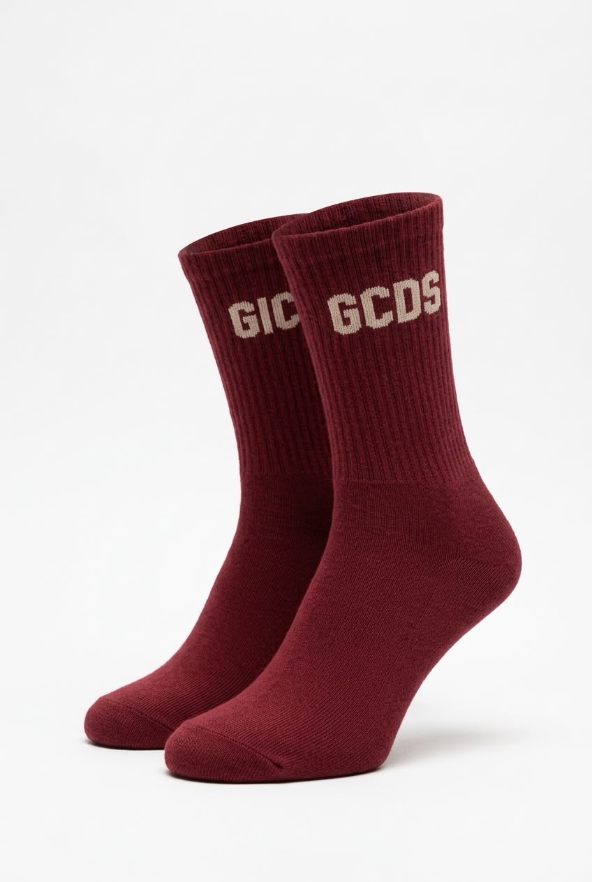 2 זוגות גרביים GCDS בורדו